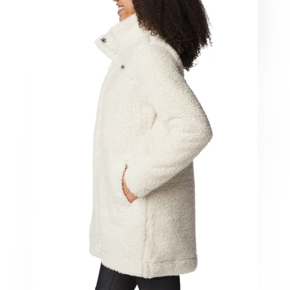 NWT Columbia Women's Long Fleece Jacket - Picture 5 of 9